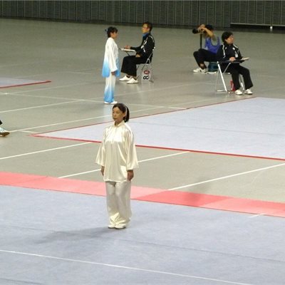 「第35回全日本武術太極拳選手権大会」 「女子楊式太極拳」群馬県代表のY選手です。 初出場には見えない落ち着いた演武です。 来年に向けて更なる飛躍を!期待しています!